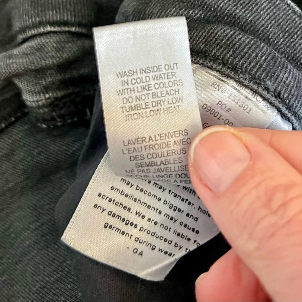 Good American Classic Bootcut Jeans in Black- Size 29